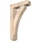 Ekena Millwork Thorton Craftsman Smooth Bracket w/ Offset Brace, Douglas Fir, 5 1/2"W x 20"D x 32"H BKT0604X20X32THR04SDF - alternate 1